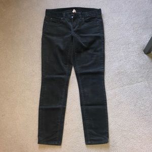 J.Crew Slim Ankle Dark Grey Corduroys